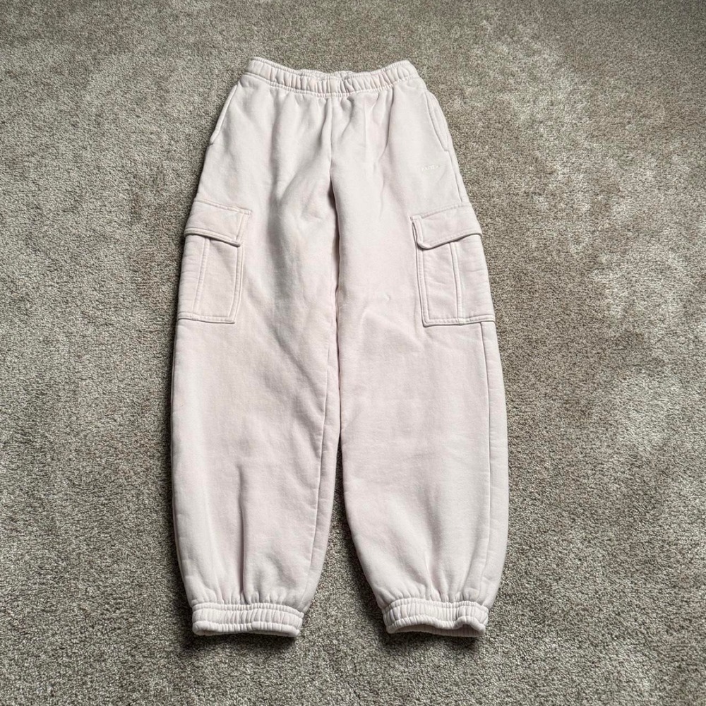 EGGSHELL ARITZIA SWEATFLEECE COZY FLEECE CARGO SWEATPANTS